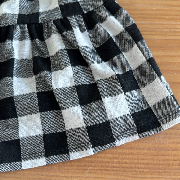 Old Navy black and white buffalo plaid size 5 - Picture 2 of 9